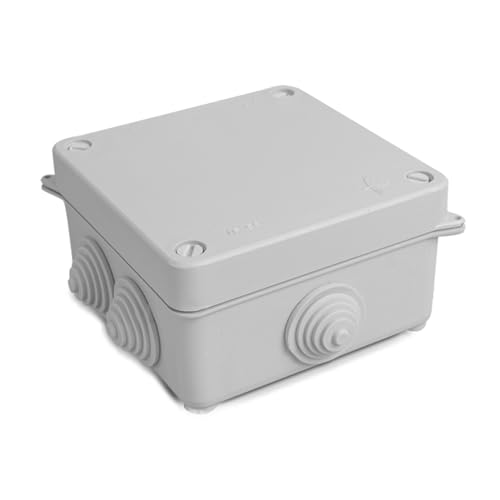 LEDKIA LIGHTING Caja de Empalme y Derivación Estanca de Superficie IP55 113x113x60 mm Gris