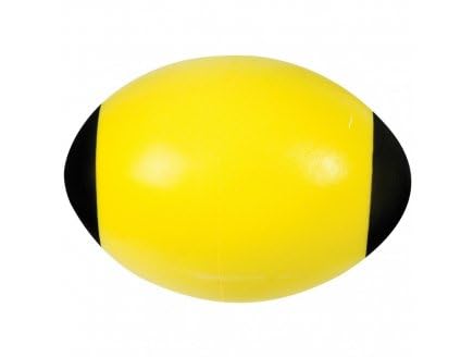 cavernedesjouets Jeu Plein : Ballon Rugby en Mousse 24 cm (Livre a l Unite, Coloris aléatoire) Balle Ovale - pour intérieur ou extérieure - Set Balle Soft...
