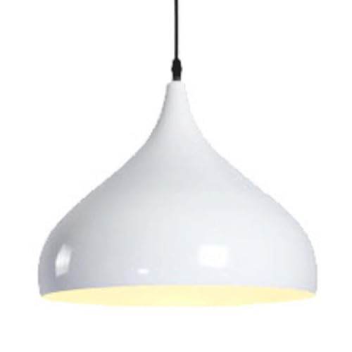 Abat-Jour de Lampe à Suspension en métal de Style Industriel avec Base E27 pour Plafonnier