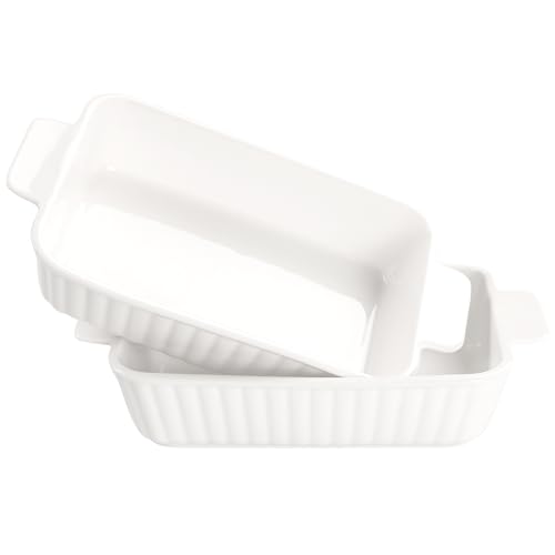 Lista de Lasaña , listamos los 10 mejores. 39 jinsongdafa Platos rectangulares para gratinar de 7' x 4.5', juego de 2, moldes de porcelana aptos para horno, bandejas para asar lasaña, para platos de cazuela, moldes para pay,...