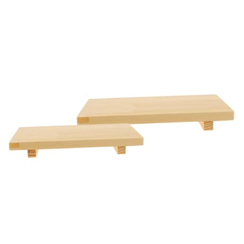Set de 2 tablas para sushi, estilo japonés, 24x15cm y 27x18cm miniatura 1