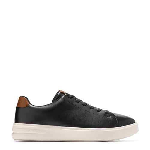 Cole Haan Cole Haan Men's Grand+ Court Sneakers, Black/Ivory, 8-M US