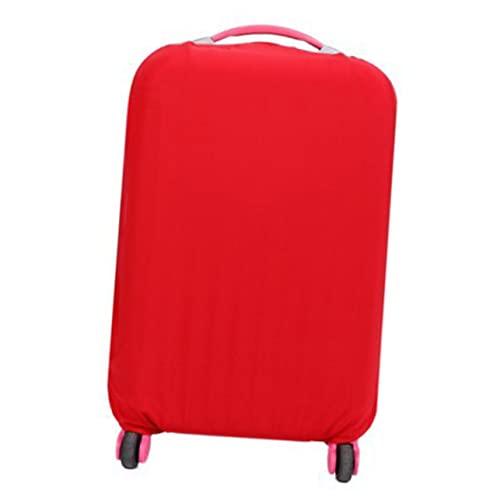 Elastic Travel Luggage Cover Dustproof Suitcase Protector for 18-20 Inches Waterproof Trolley Case Cover in Solid Color (Small)