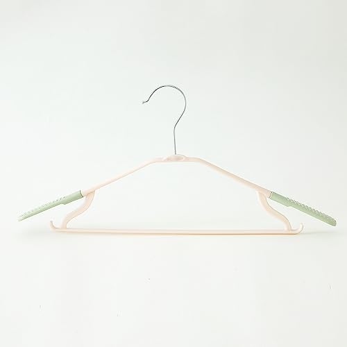 Image of Kuber IndustriesPP Cloth Hanger Set of 5 with Zinc Plated Steel Hook (Green)