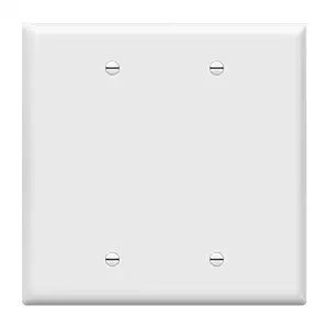ENERLITES Blank Device Wall Plate, Jumbo 2-Gang 4.88