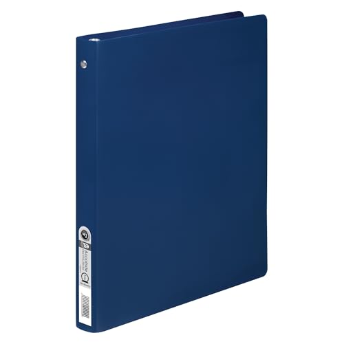 Wilson Jones 4 Inch 3 Ring Binder, Basic D-Ring View Binder, Black (W386-54BA)