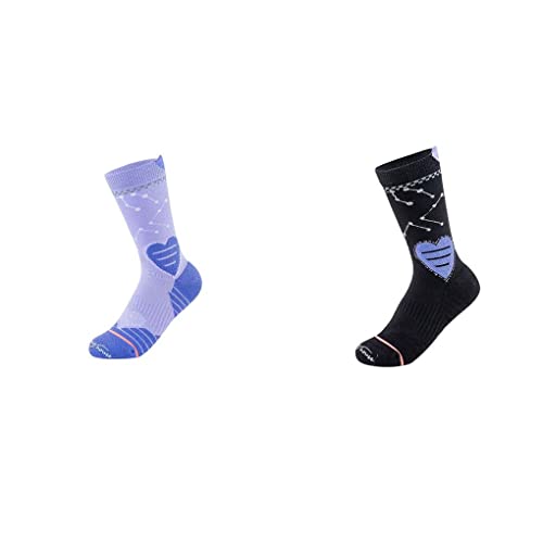 WREA 2 PCS de meias de ciclismo femininas respiráveis ​​meias de ciclismo pretas