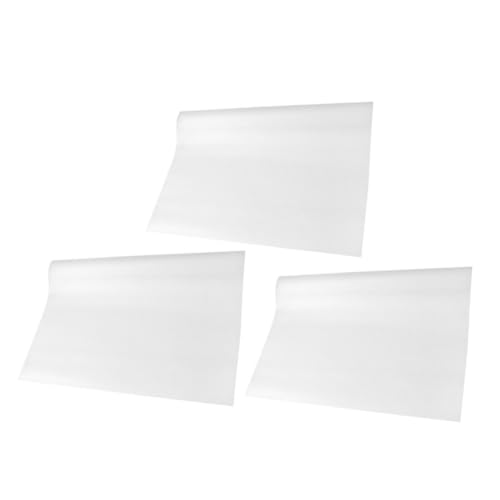 Ciieeo 3 Rolls Clear Drawer Mat Non Slip Oil Kitchen Liner Versatile Cabinet and Refrigerator Accessory Material for Easy Cleaning for Organizing Home Spaces