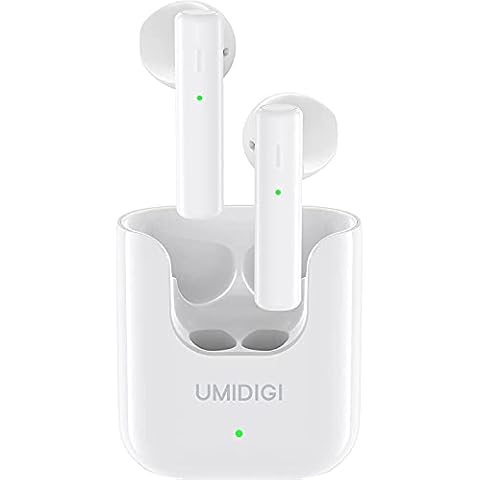 Wireless Earbuds, UMIDIGI AirBuds U Wireless Headphones with Microphones, Bluetooth 5.1 Earphones in-Ear, Touch Control Bluetooth Earbuds, 24H Playing Time (Ceramic White) Cover