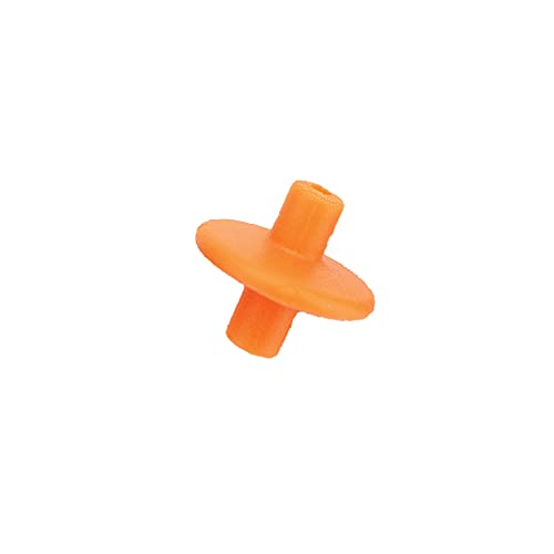 Pine Ridge Archery Slide-On XL Kisser Button for Compound and Traditional Bows, Orange, Pack of 6