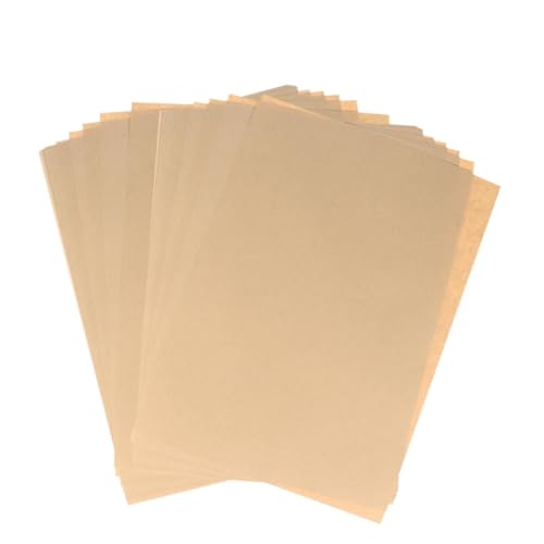 Papier à Lettres Kraft 100 Feuilles Vierge Épais pour Écriture