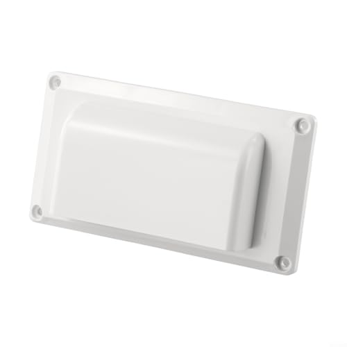 Besttoolifes Kit de extractor de ventilación lateral de 12 V 6 W para caravana, caravana, remolque, lancha, yate marino, funcionamiento silencioso, ventilación ABS con aire eficiente (6 W, blanco)