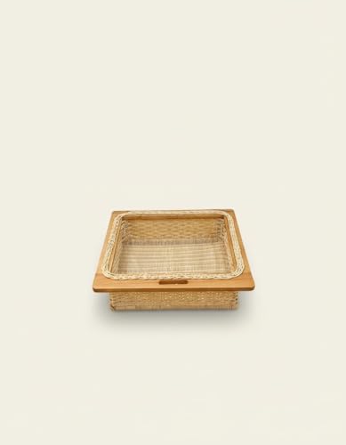 Image of Wicker Basket for Modular Kitchen For Storing Vegetables and Fruits (18 W X 20 L X 4 H (INCHES))