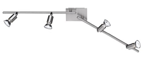 Preisvergleich Produktbild WOFI Deckenleuchte, Deckenspot und Deckenbalken 9669.04.64.0000