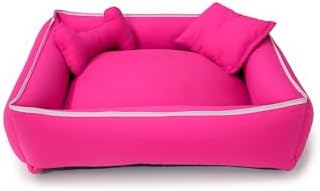 Cama Pet Média para Cachorro, Lavável, 60x60 cm, para Animais até...