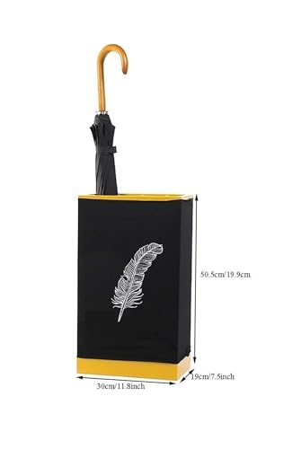 Porte-parapluies moderne en métal rectangulaire pour éviter les sols mouillés - 3