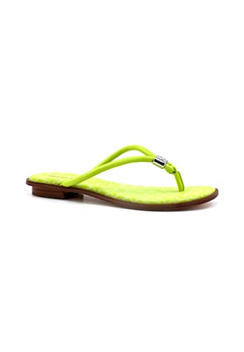 MICHAEL KORS Damen Annie Thong Sandal, BRT Limeade, 42 EU