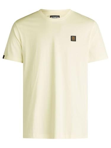 riverso Tshirt Herren Regular Fit RIVGino 3er Set Pack Rundhals Kurzarm Sommer Tee Shirt Logo, Größe:XL, Farbe:Pack 5 (Yellow, Peach, Mint) – Ansicht 6