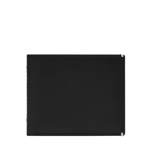 Fossil Men's Bifold Flip ID Wallet, Westover Black, one Size