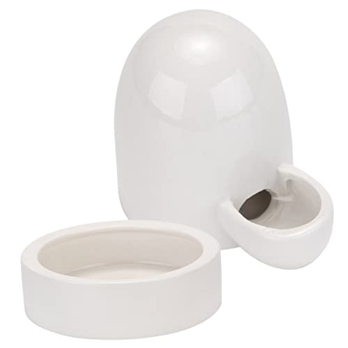 Angoily 2-in-1 Hühnerfutter- Und Tränkeset Für Geflügel Gans Taube Design Stabile Keramikschüssel