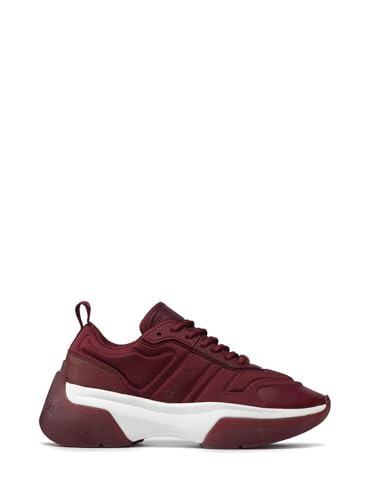 Baskets rouges pour femme Calvin Klein Jeans HW00639 en toile design