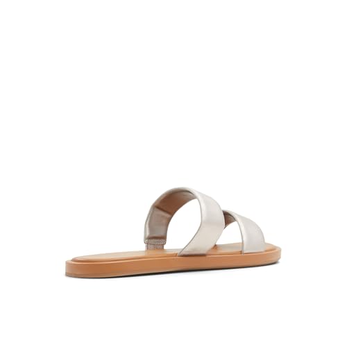 Image of Aldo krios Women's Silver Leather Sandals