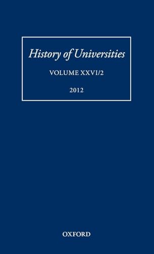 History of Universities: Volume XXVI/2 (History of Universities Series)