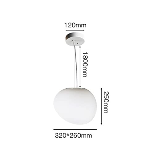 Suspension moderne en pavés blancs lustre réglable 0.5m - 3