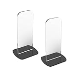 2Pcs Boxing Glove Display Rack Fighting Gloves Showcase Holder Signature Gloves Holder Rack for Retail Shelf Shop Game Room, Black