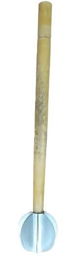 advancedestore Wooden Hand Blender Butter Milk, Lassi Maker (12x3.5-inch, Brown) steel maker