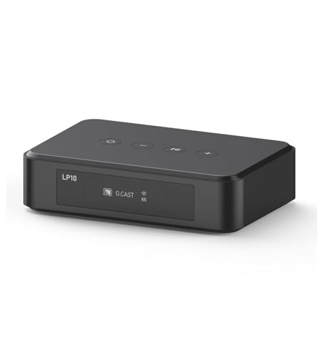Récepteur audio WiFi et Bluetooth Streamer | Arylic S10 | Airplay DLNA UPnP | Multiroom Sync | Spotify Connect, Tidal, TuneInRadio, iHeartRadio, Deezer etc |...
