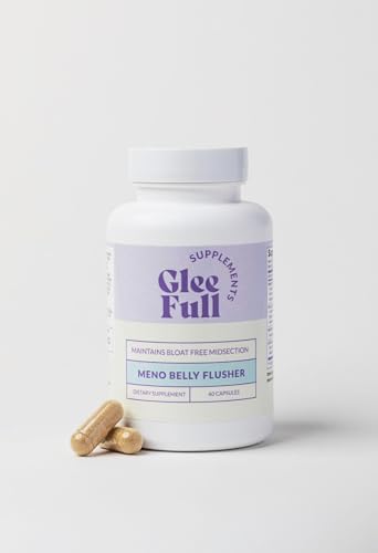 GleeFull Meno Belly Flusher - Menopause Supplements for Women - Hormone Balance for Weight Loss - Supports Digestion to Maintain Healthy Metabolism