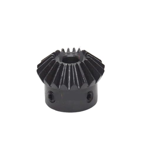 Bevel Gear Pinion Hardware Mechanical 1pc Bevel Gear 1.5M 20Teeth Inner Hole 6/6.35/8/10/12/15mm Gear 90 Degrees Meshing Angle Steel Gears Screw Hole M5(6mm)