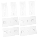 SOLUSTRE 8 Stück Teiliges Kunststoff Laufstall Stabilisator mit Rutschfestem Klebestreifen Robuste...