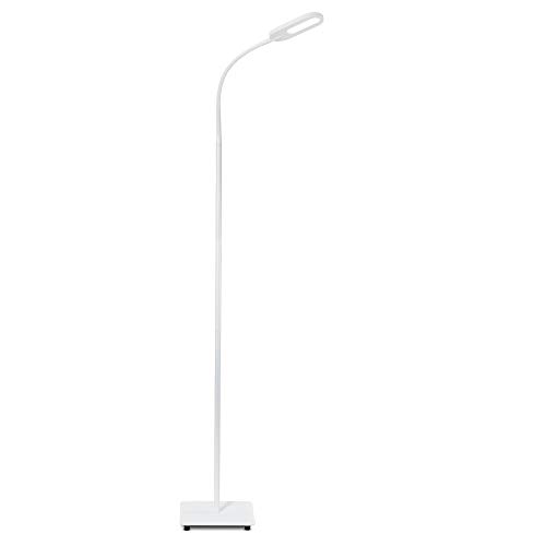 B.K.Licht LED Stehlampe weiß dimmbar I inkl. 8W 600lm LED Platine I Stehleuchte I 3000K - 6000K warmweiß - kaltweiß | memory & Touch Funktion