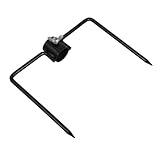 Kisangel Sonnenschirmständer Erdspieß Aus Eisen Garten Fahnenmastständer Robuster Sandanker Für Terrasse Angeln Und Outdoor Wetterbeständig Einfache Montage