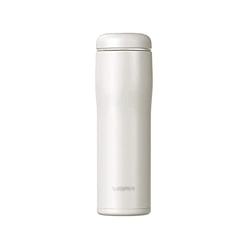 WGLL Copa de Termo Moderna Simple - Frasco de Vaso Aislado al vacío hidroeléctrico con Tapa de la manija - Láminas de…