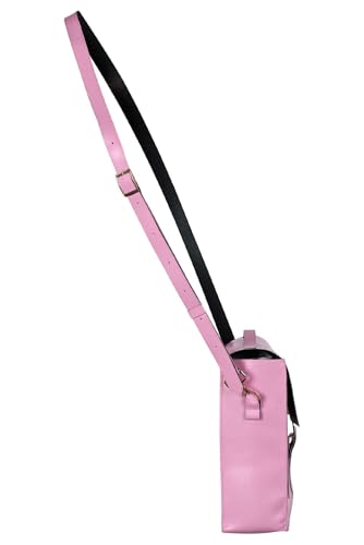 Elphaba Glinda Bag Costume Cosplay Black Pink Crossbody Shoulder Square Bag Halloween Cosplay Accessories Props (Glinda, One Size)2