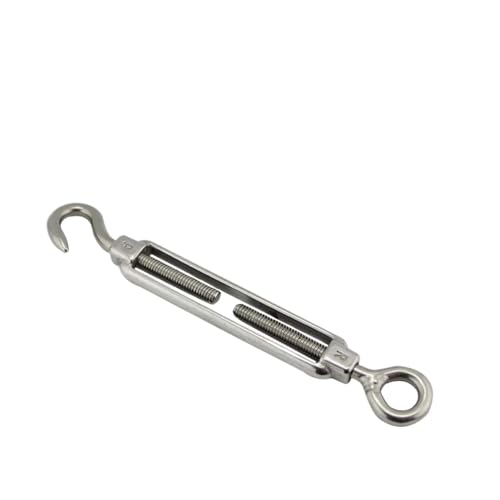 Tensores de Acero Inoxidable 304 con Gancho y Ojal para Cable, Pulido, M6 x 20, 1 pieza miniatura 1