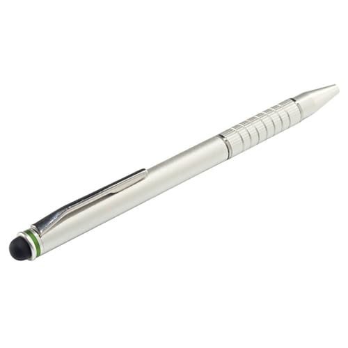 Stylet 2 en 1 Leitz argenté en aluminium idéal pour le bureau et les déplacements