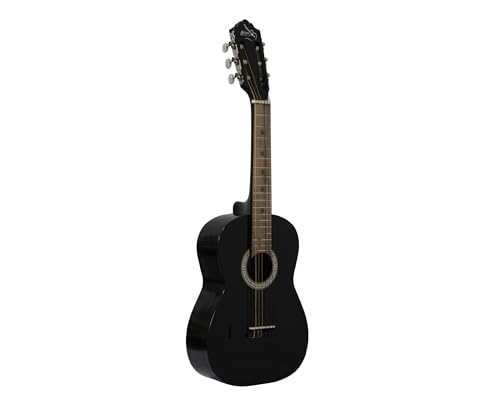 Guitarra Clásica Guipar 3/4, Juvenil (Negra)