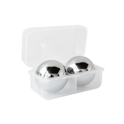 Outset Stainless Steel Ice Cube Spheres (Set of 2)