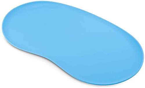 Beco Pets Silicone Placemat, Waterproof Pet Feeding Mat for Food and Water Bowls, Dishwasher Safe, Anti-Slip Floor Mat for Dog and Cat Dishes, Blue Beco Pets Silicone Placemat, Waterproof Pet Feeding Mat for Food and Water Bowls, Dishwasher Safe, Anti-Slip Floor Mat for Dog and Cat Dishes, Blue