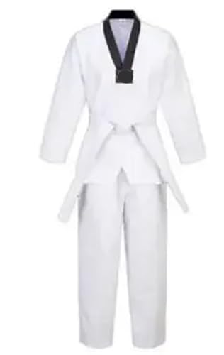 Traje De Judo Trajes de Judo, disfraces, ropa, uniformes blancos Taekwondo, Karate, Dobok, for adultos, uniforme Gi manga larga Unisex(190cm)
