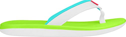 Nike Womens Bella Kai Flip Flop Sandals (Volt/Black-Aurora Gr) - Size 10.0 M