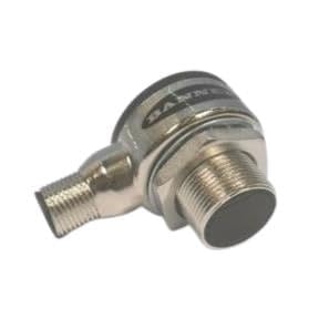 BANNER ENGINEERING TM18VP6LPQ8 (42005), 10-30 VDC, Complementary Output, Integral 4-PIN M12 QD, PNP, Polarized Reflective, TM18 Heavy-Duty Right Angle Sensor