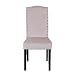 Juego de 2 sillas de Comedor de Terciopelo de Calidad Knockerback -...