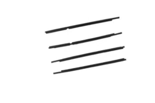 Joint d'étanchéité vitre extérieure pour VW Golf 6 MK6 GTI 5 portes en caoutchouc noir 4 pièces
