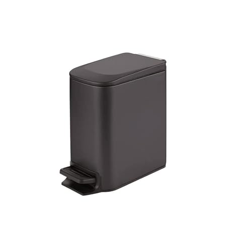 Poubelle rectangulaire en acier 6 L pour la maison et le bureau
