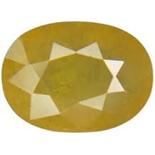 Yellow Sapphire Ceylon Mined Pukhraj Gemstone 8.25 Ratti 7.40 Carat / 100% Original Certified Natural Gemstone Aaa++ Quality-B0C6Q54M9Q